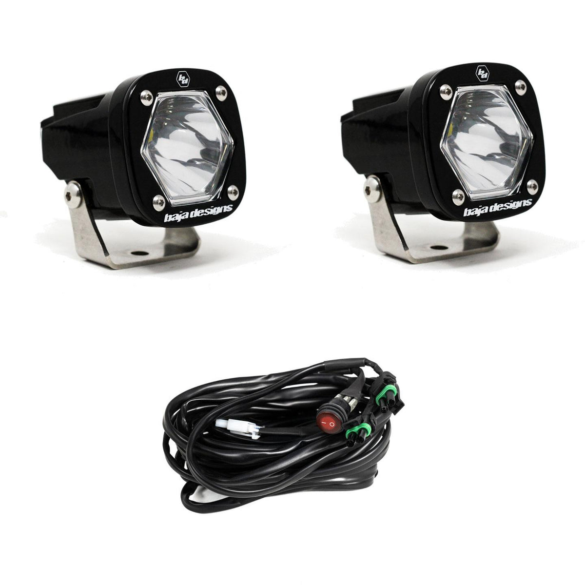 Baja Designs S1 LED Light with Mounting Bracket (PAIR) – Ronin