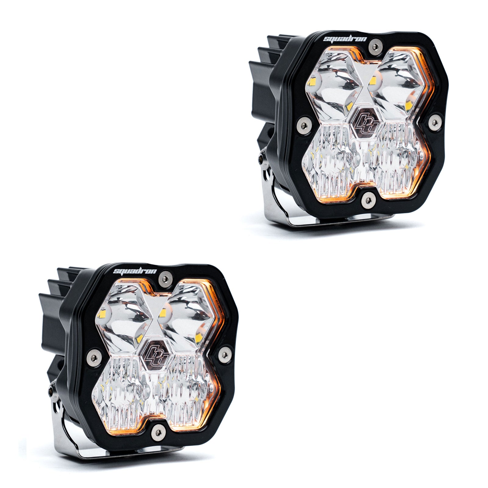 Baja Designs Squadron 2.0 Sport Black LED Auxiliary  (Pair)