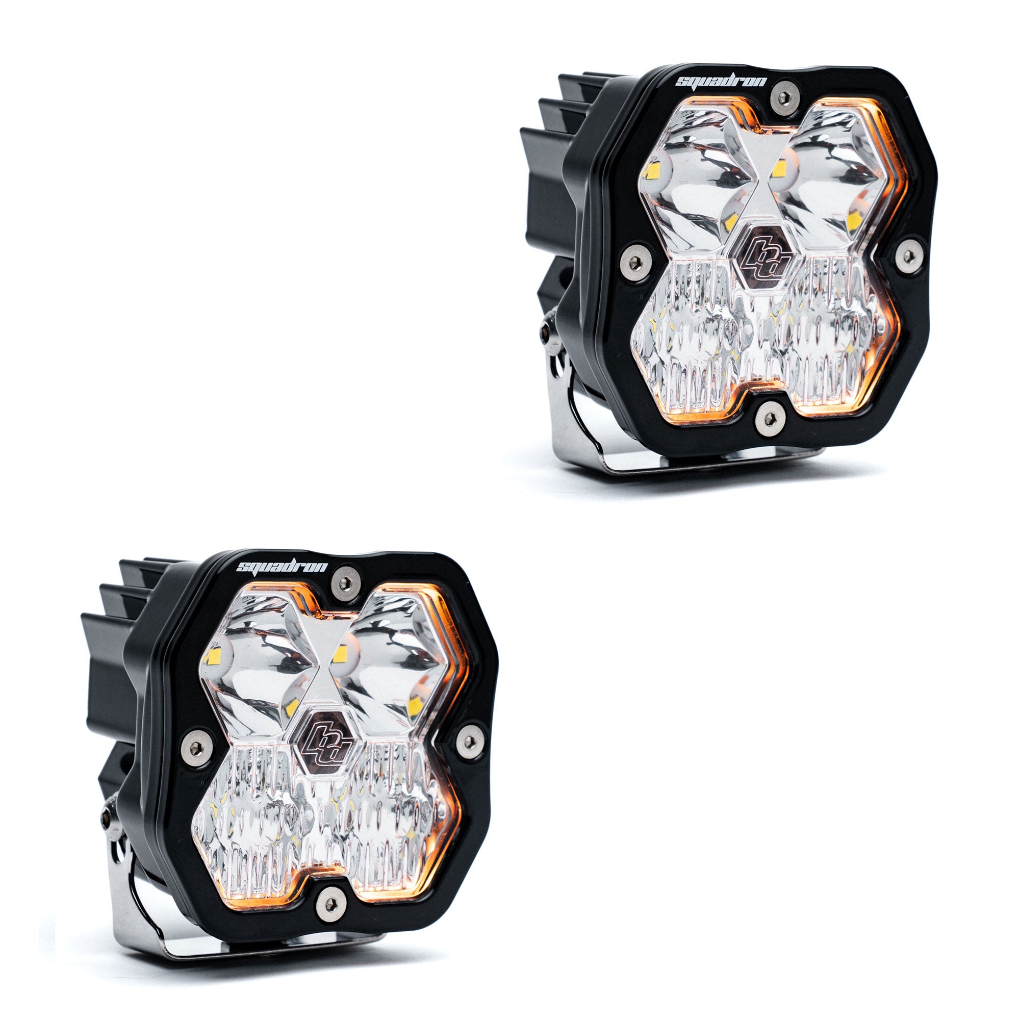 Baja Designs Squadron 2.0 Sport Black LED Auxiliary  (Pair)