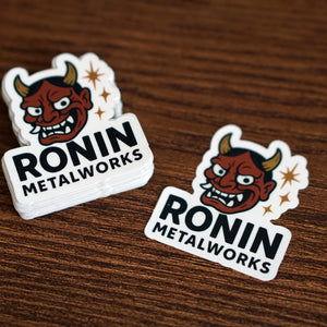 Ronin Metalworks Sticker - Metallic