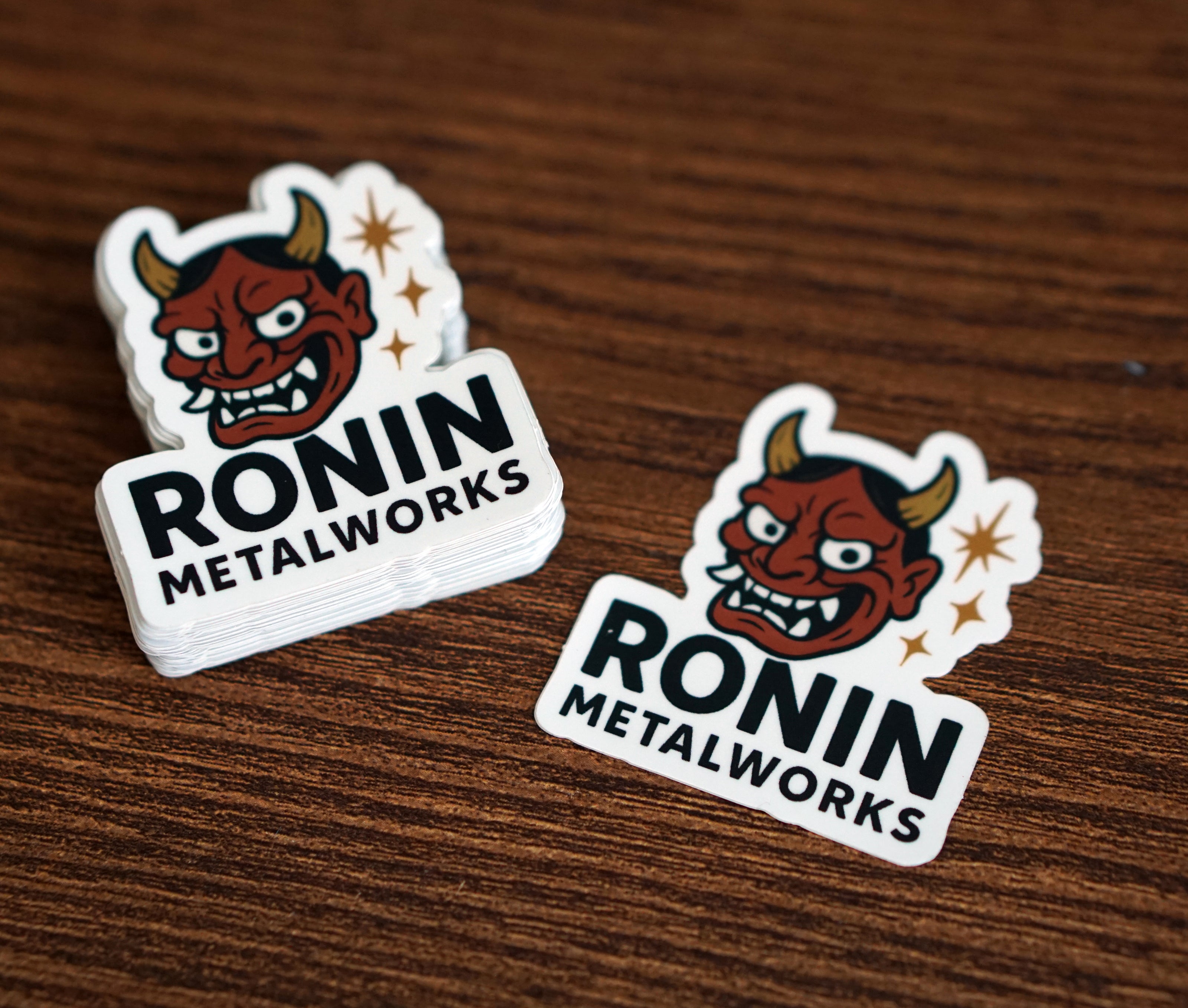 Ronin Metalworks Sticker - Metallic