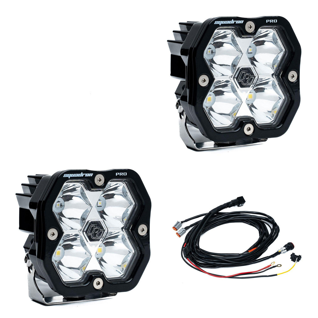 Baja Designs Squadron 2.0 Pro Black LED Auxiliary  (Pair)