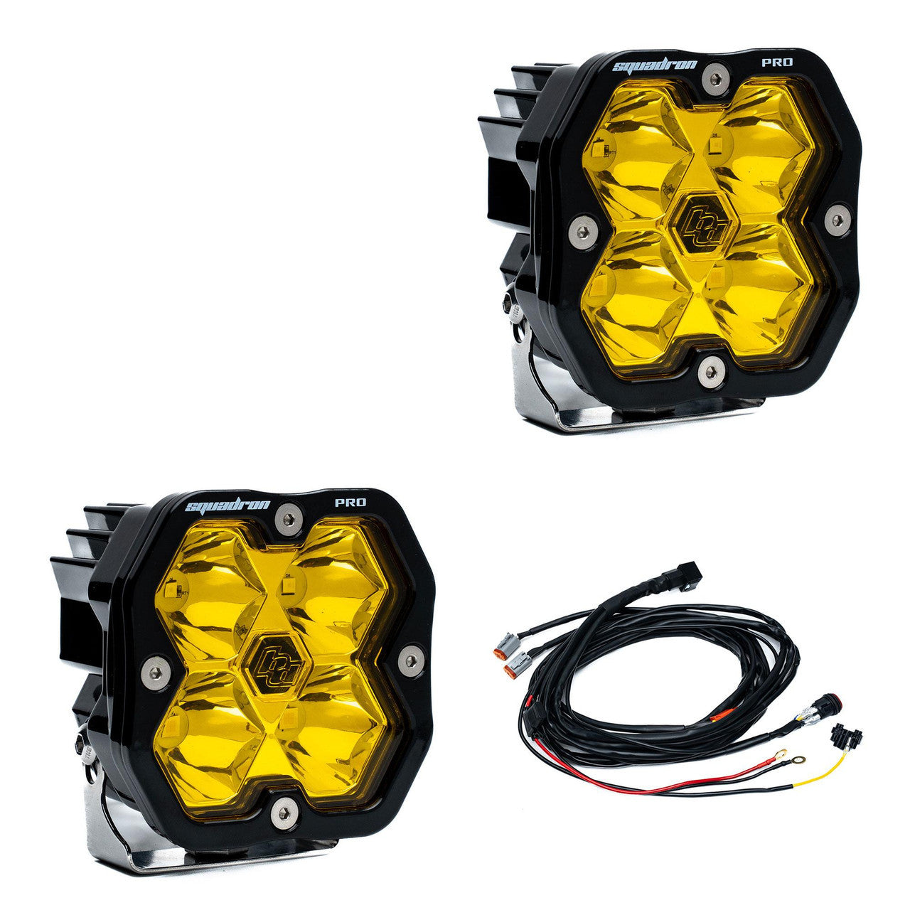 Baja Designs Squadron 2.0 Pro Black LED Auxiliary  (Pair)