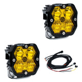 Baja Designs Squadron 2.0 Pro Black LED Auxiliary  (Pair)