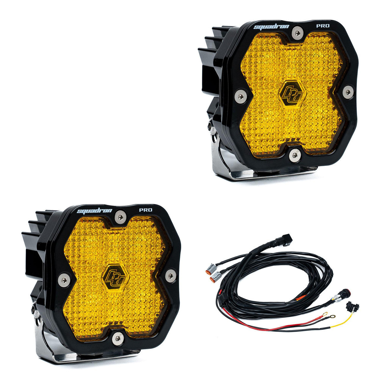 Baja Designs Squadron 2.0 Pro Black LED Auxiliary  (Pair)