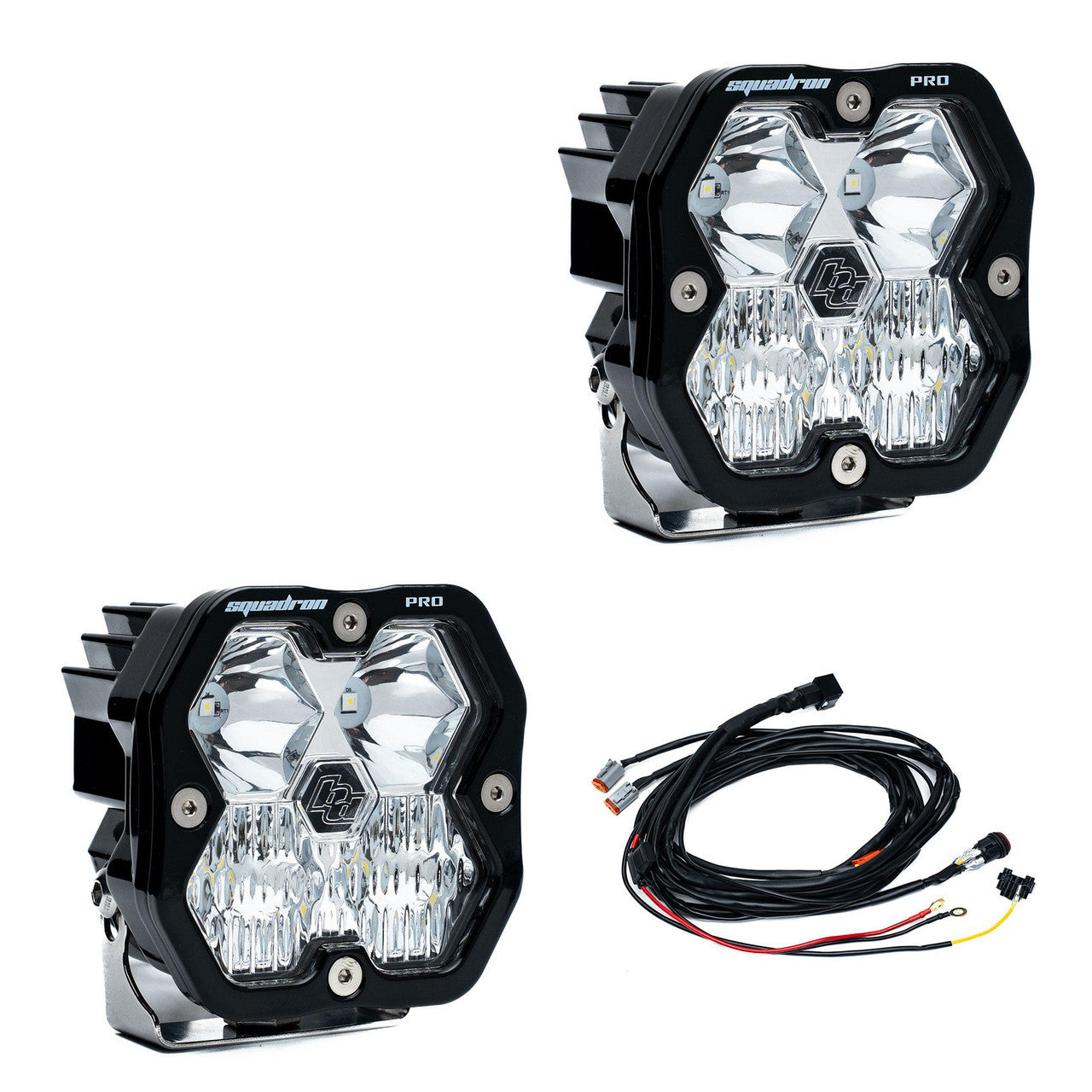 Baja Designs Squadron 2.0 Pro Black LED Auxiliary  (Pair)
