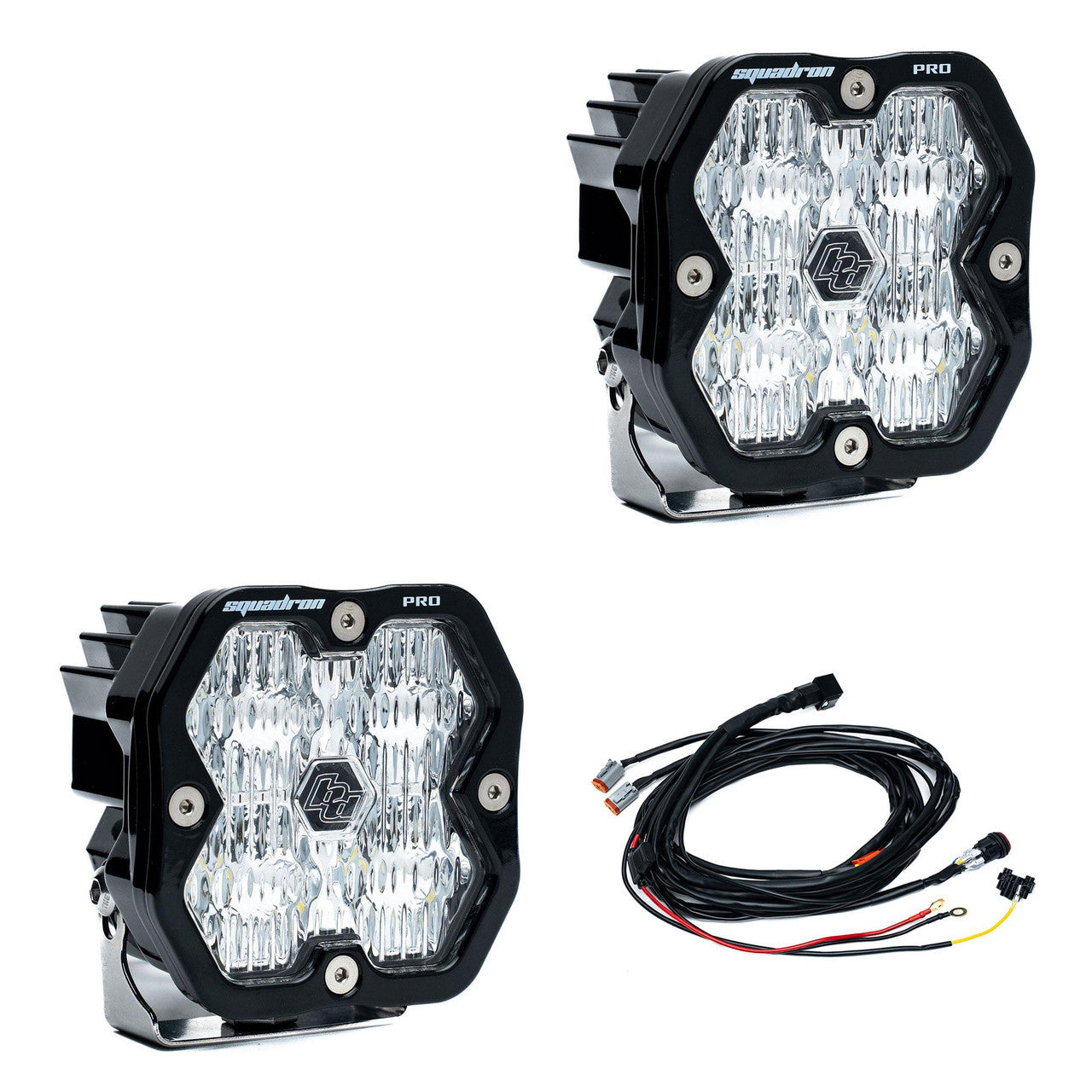 Baja Designs Squadron 2.0 Pro Black LED Auxiliary  (Pair)