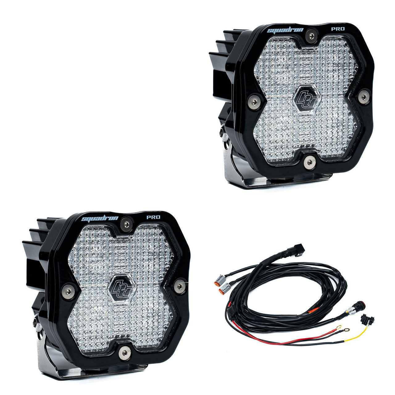Baja Designs Squadron 2.0 Pro Black LED Auxiliary  (Pair)