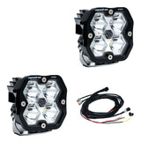 Baja Designs Squadron 2.0 Pro Black LED Auxiliary  (Pair)