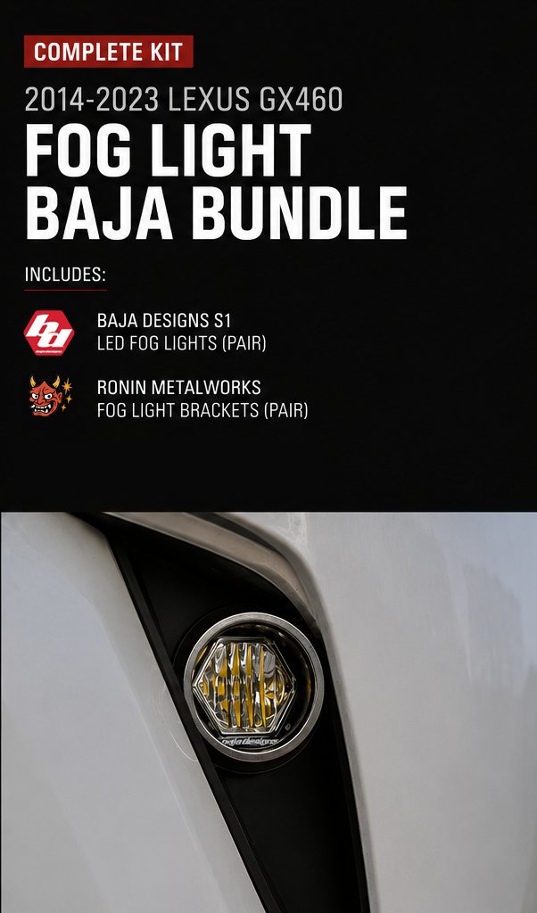 2014-2023 GX460 Foglight Baja Bundle