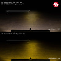 Baja Designs Squadron Sport Black LED Auxiliary  (Pair)